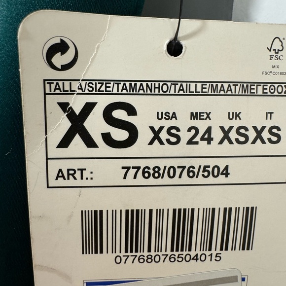 NWT Zara green cocktail dress - Picture 4 of 7